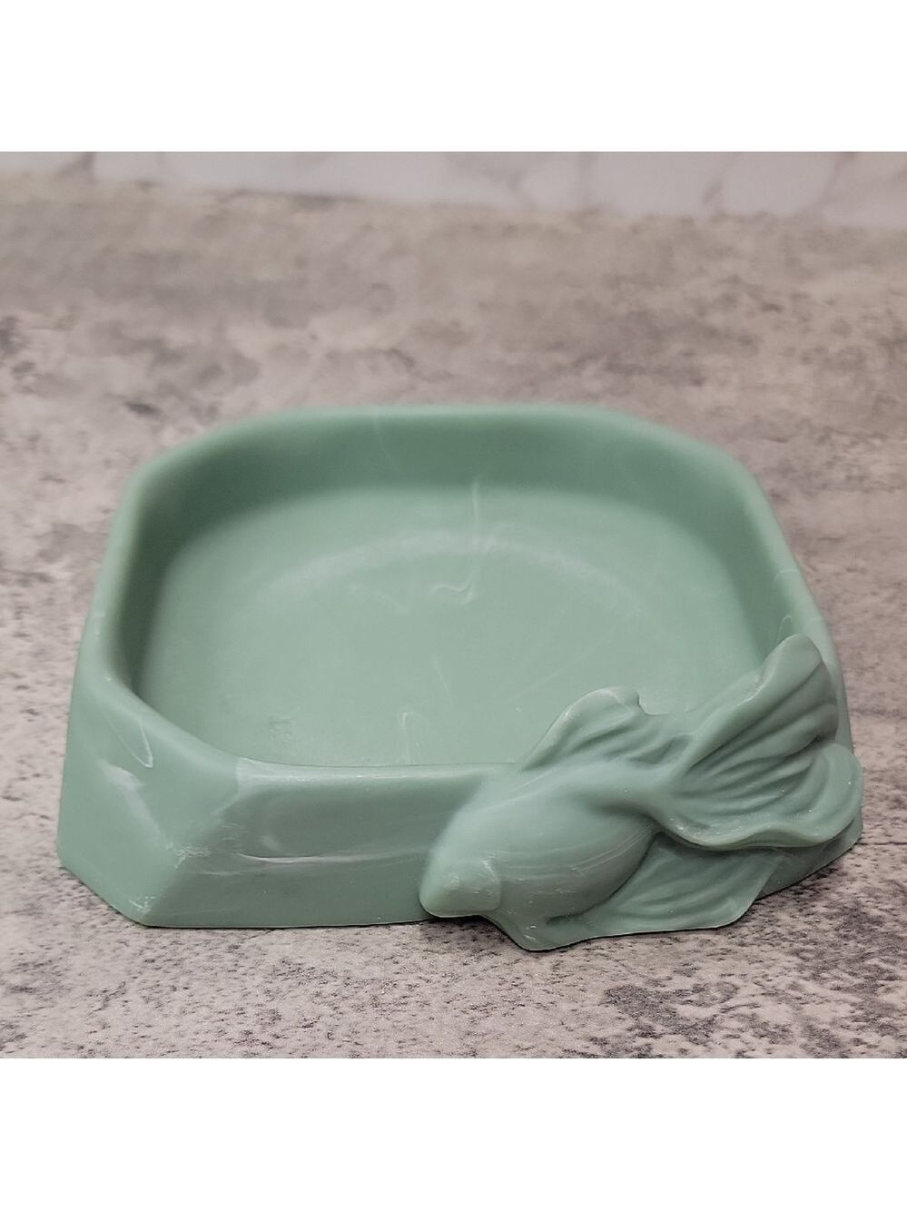Vintage Dina Marble Soapstone Fish Vanity tray